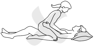 In the kneeling position, the knee operated on bends too much.